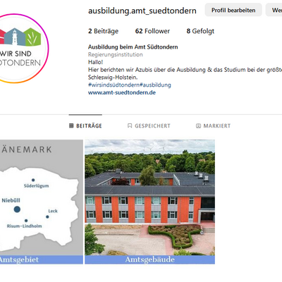 Bild vergrößern: Instagram Ausbildung im Amt Südtondern